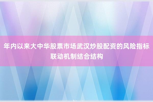 年内以来大中华股票市场武汉炒股配资的风险指标联动机制结合结构