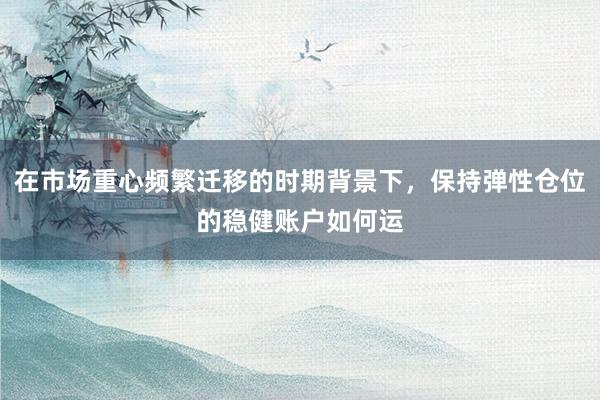 在市场重心频繁迁移的时期背景下，保持弹性仓位的稳健账户如何运