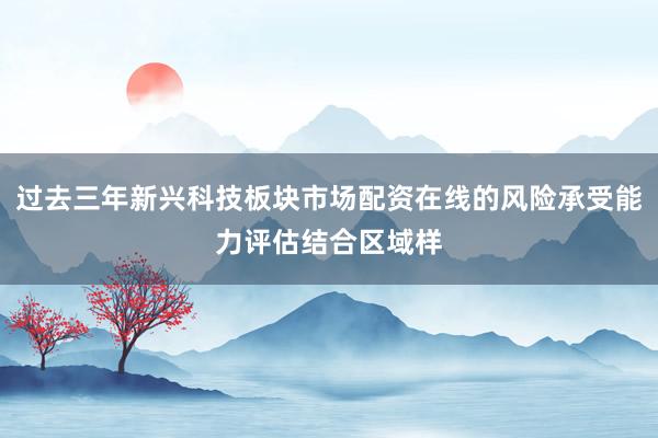 过去三年新兴科技板块市场配资在线的风险承受能力评估结合区域样